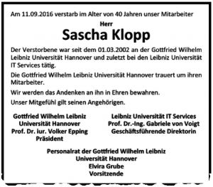 Trauer_Universität